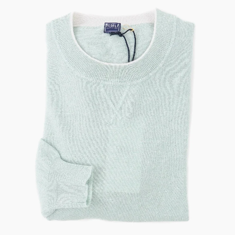 Weekend Deals That Dazzle Fedeli Extrafine Cashmere and Linen Sweater