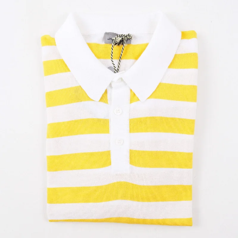 Hurry In Sartorio Short-Sleeve Cotton Polo Sweater
