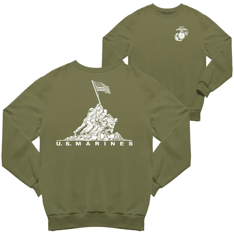 Weekend Discounts to Enjoy Iwo Jima 2-Sided Sweatshirt