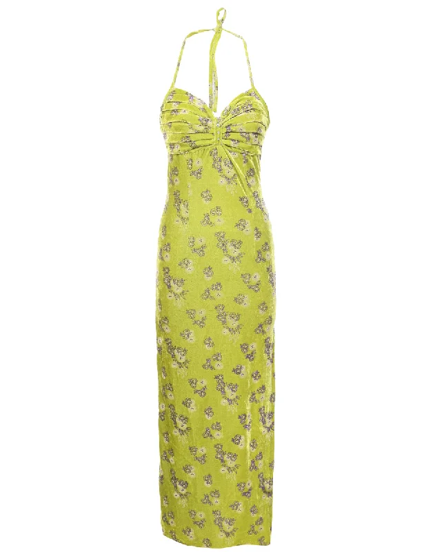 Daily Specials Velvet Sparkly Finish Evening Dress - XS
