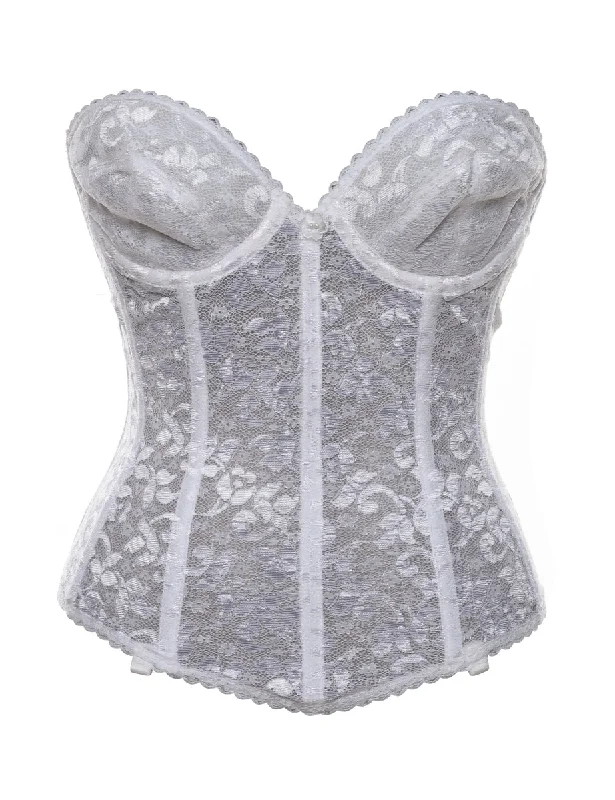 Special Offer White Lace Corset - XS