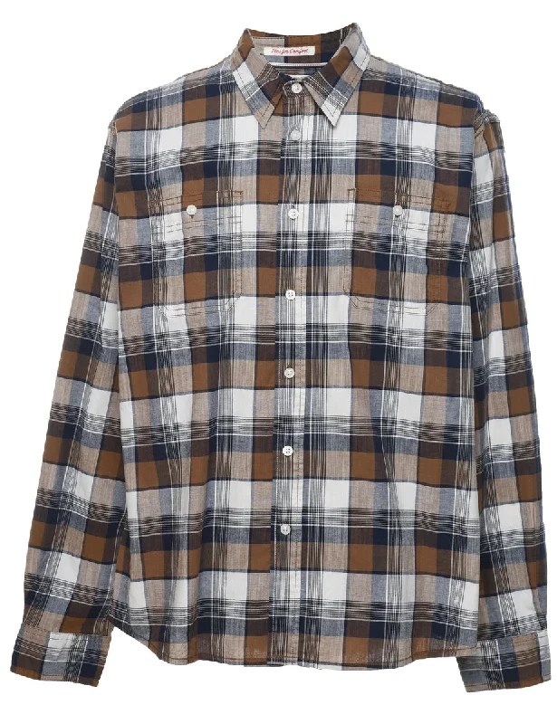 Warehouse Sale Wrangler Checked Shirt - L