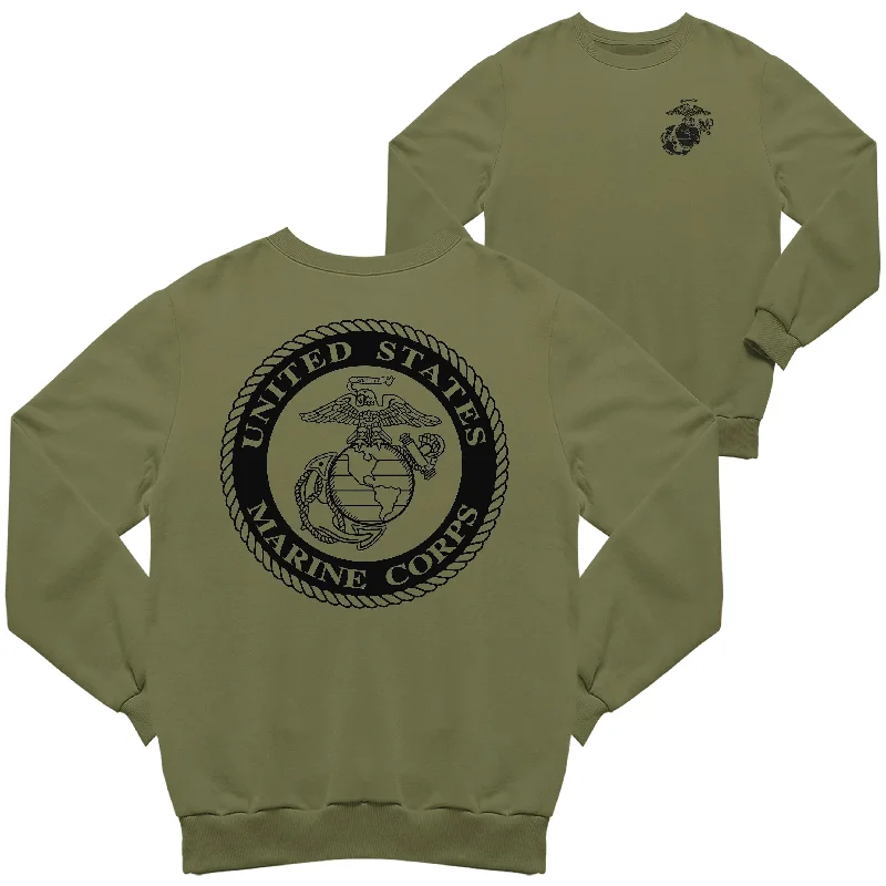 Weekend Discounts to Delight Marine Large Seal 2-Sided Sweatshirt