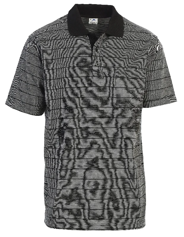 Best Deals Mens Regular Fit Striped Short Sleeve Polo Shirt with Pocket