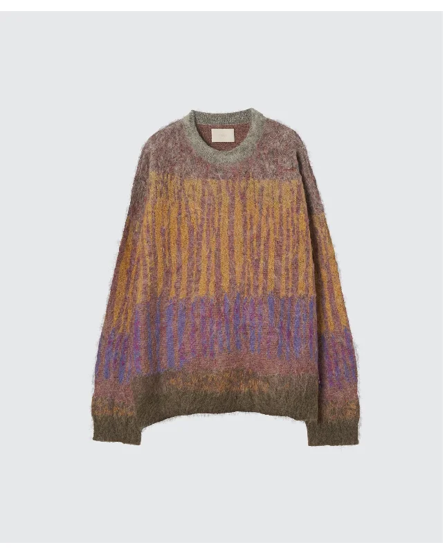 Weekend Specials to Savor TREE JACQUARD MOHAIR SWEATER  ORKER