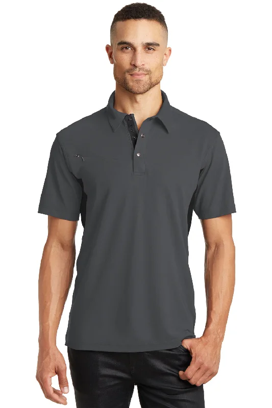 Savings Galore Ogio Mens Accelerator Moisture Wicking Short Sleeve Polo Shirt w/ Pocket - Diesel Grey Savings Galore Ogio Mens Accelerator Moisture Wicking Short Sleeve Polo Shirt w/ Pocket - Diesel Grey