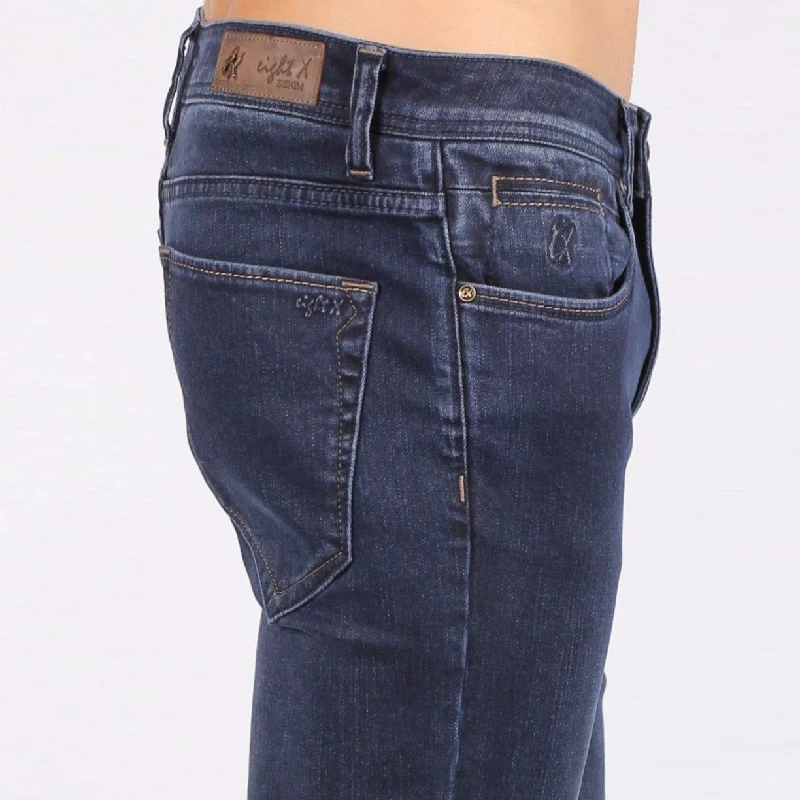 Weekend Deals That Sparkle Dark Blue Slim Fit Jeans #1174-06
