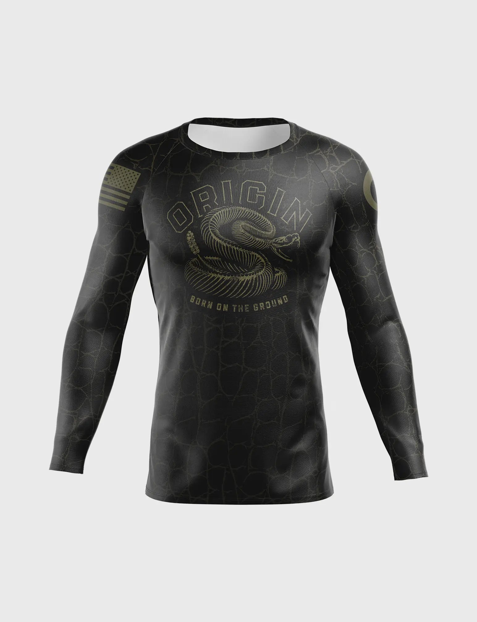 Instant Deal RATTLE AND FIGHT RASHGUARD COMPRESSION LS