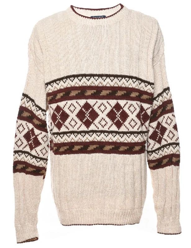 Price Rollback Van Heusen Nordic Jumper - L