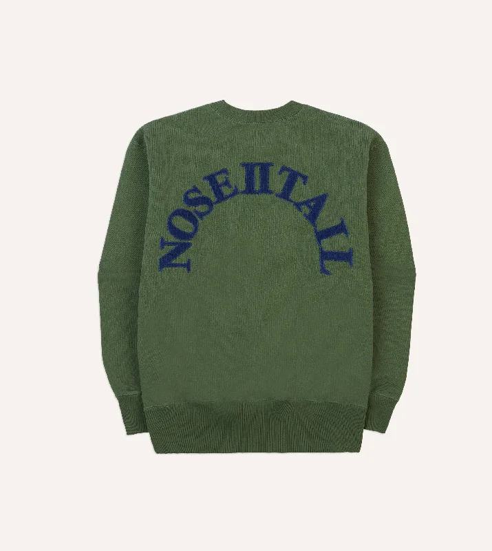 Weekend Bargains to Grab St. JOHN by Drake's Green Nose II Tail Sweatshirt