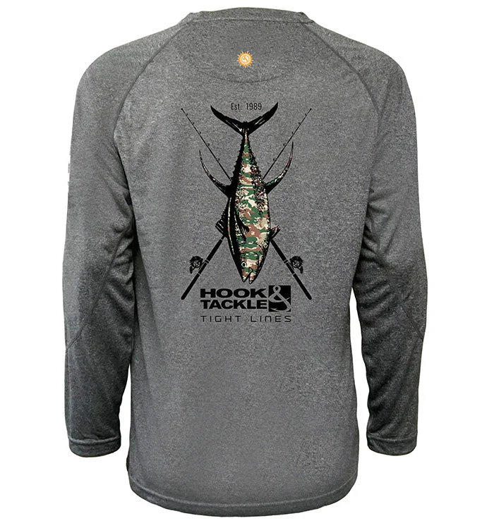 Bargain Prices Men's Camo Tuna L/S UV Fishing Shirt