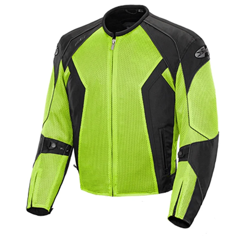 Discount Mania Joe Rocket Men’s Phoenix 6.0 Hi-Viz and Black Mesh Armor Jacket