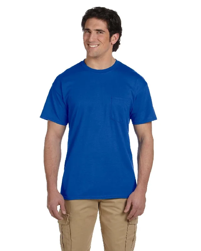 While Supplies Last Gildan DryBlend 50/50 Pocket T-Shirt | Royal