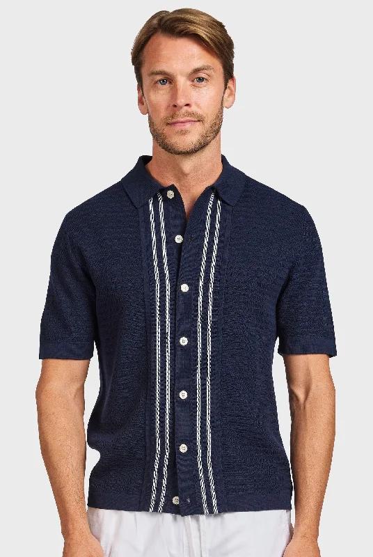 Savings Galore Ross Stripe Knit SS Shirt