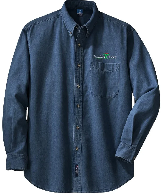 Weekend Offers That Impress Port & Company Long Sleeve Value Denim Shirt