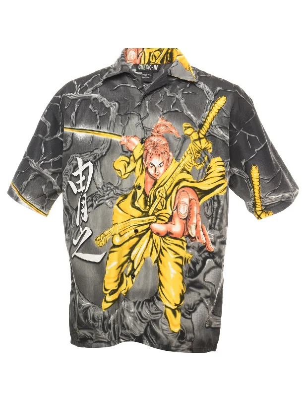 Final Offer Y2K Graphic Anime Design Shirt - L