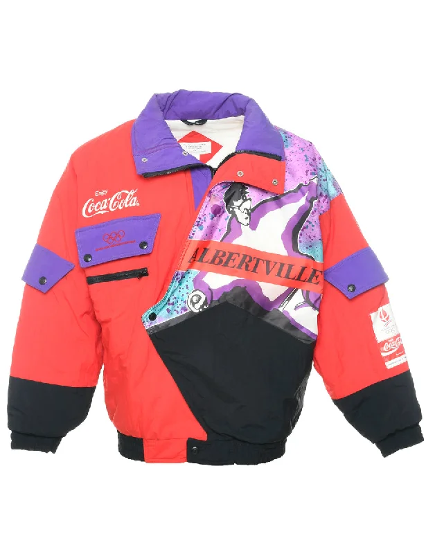 Midnight Madness Zip Front Coca-Cola Ski Jacket - L