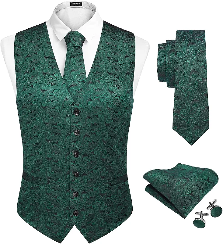 Weekend Steals Await Floral Vest 4Pcs Suit (US Only)