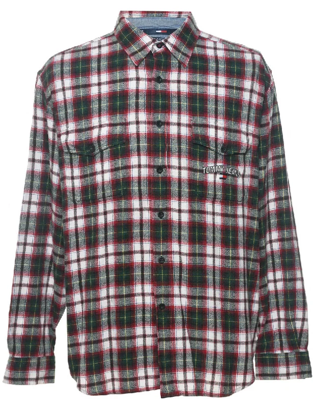 Low Price Tommy Jeans Checked Shirt - L