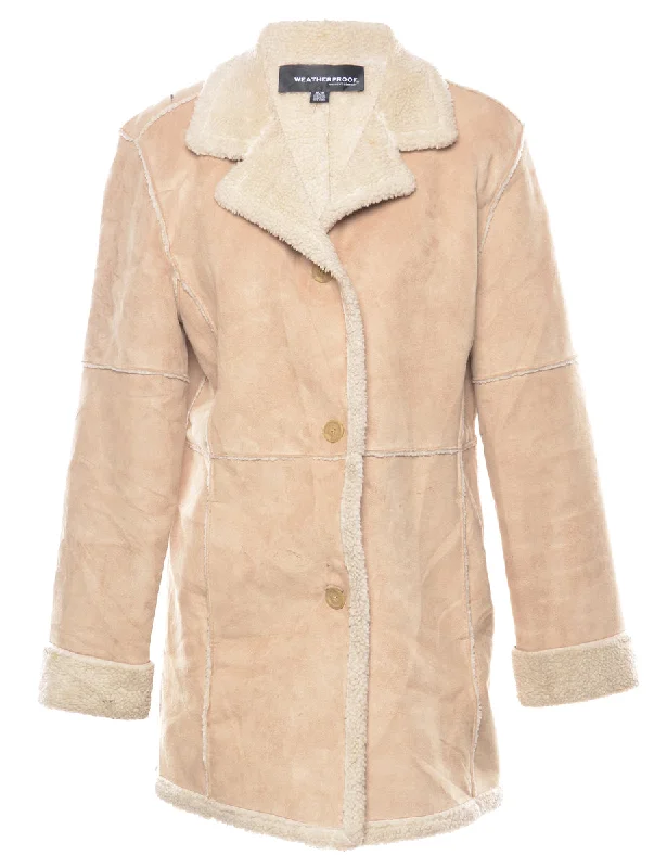 Deep Savings Weatherproof Shearling Lining Coat - M