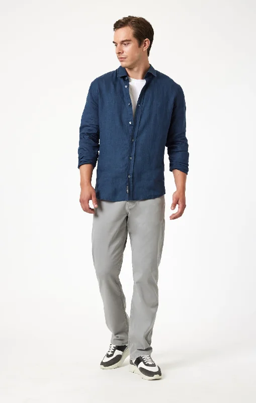 Deal Mania MATT RELAXED STRAIGHT LEG IN STORMY CASUAL TWILL