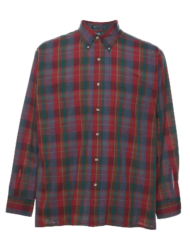 Deal Dash Van Heusen Checked Shirt - L