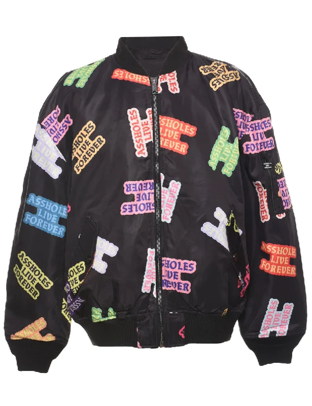 Limited Supply Zip Front Bomber Jacket - XL