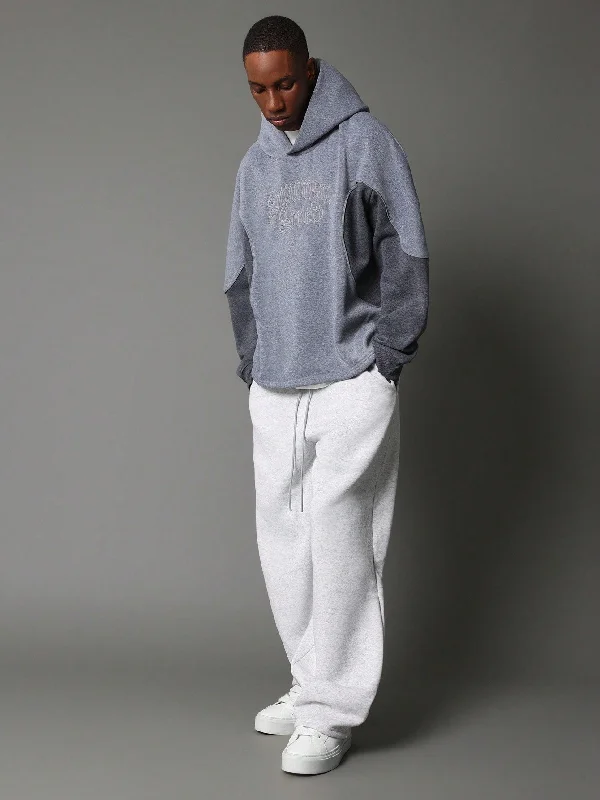 Value Pack Regular Fit Overhead Colour Blocked Hoodie With Embroidery
