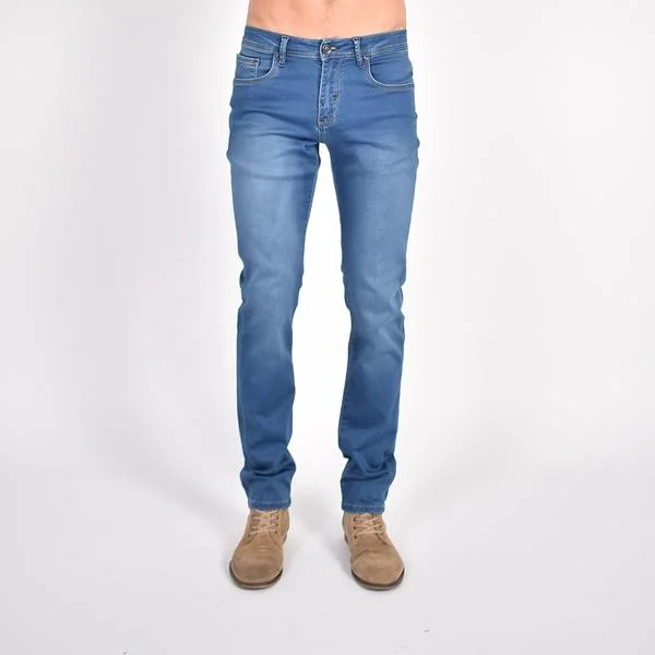 Weekend Bargains to Sizzle Blue Slim Fit Jeans #EIG-42