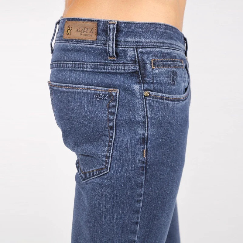 Weekend Bargains to Grab Blue Slim Fit Jeans #1076-06