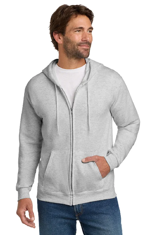 Year-End Clearance Hanes Mens EcoSmart Print Pro XP Pill Resistant Full Zip Hooded Sweatshirt Hoodie w/ Pockets - Ash Grey Year-End Clearance Hanes Mens EcoSmart Print Pro XP Pill Resistant Full Zip Hooded Sweatshirt Hoodie w/ Pockets - Ash Grey