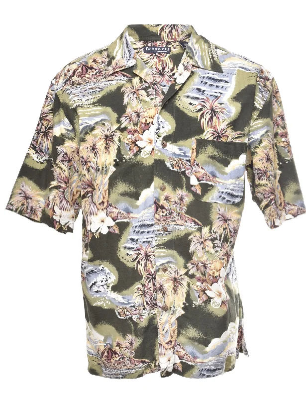 Take Advantage Tropical Hawaiian Shirt - M