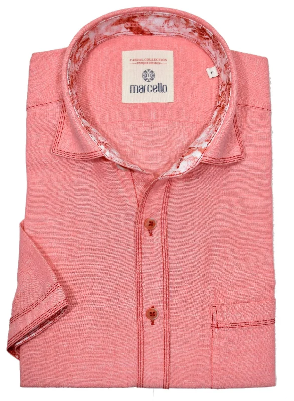 Super Savings W304S Siesta Key Short Sleeve Shirt Red