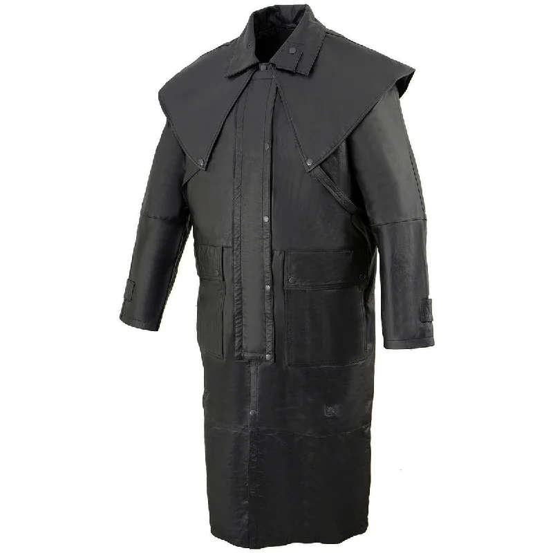 Now or Never Milwaukee Leather SH910 Men’s Western Inspired Genuine Leather Cowhide Duster with Removable Liner Now or Never Milwaukee Leather SH910 Men’s Western Inspired Genuine Leather Cowhide Duster with Removable Liner