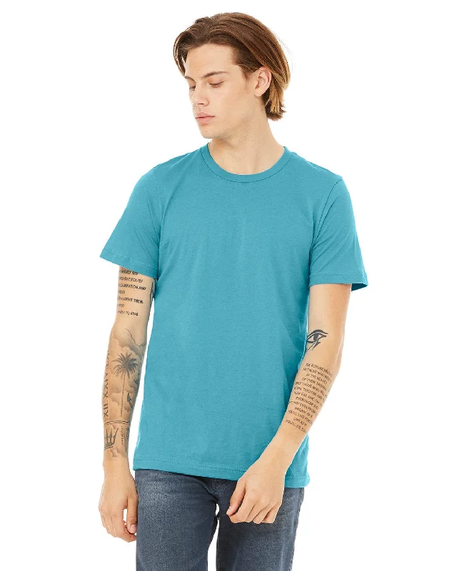 Price Buster Bella+Canvas Unisex Heather CVC T-Shirt | Heather Aqua
