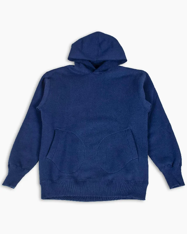 Fantastic Offers The Real McCoy’s MC22112 Boxing Glove Pocket Hooded Sweatshirt Navy
