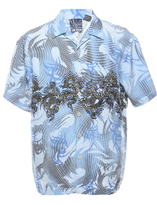 One-Day Only Y2K Short Sleeve Shirt - L