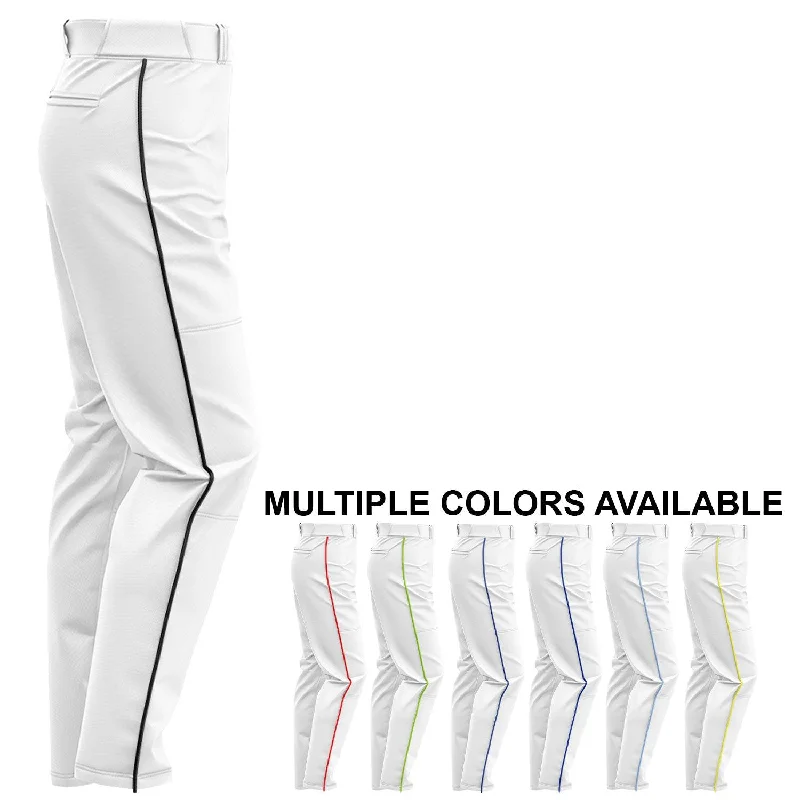 Must-Have Deals SIS Pro-Line Softball/Baseball Game Pants (White with Colored Piping)
