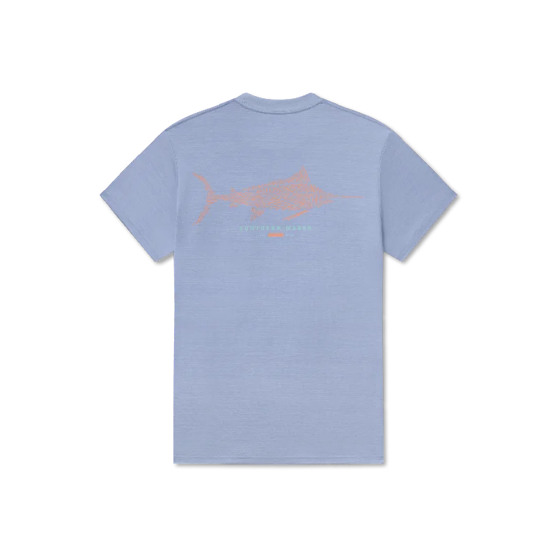 Weekend Specials to Love FieldTec™ Heathered Performance Tee - Marlin