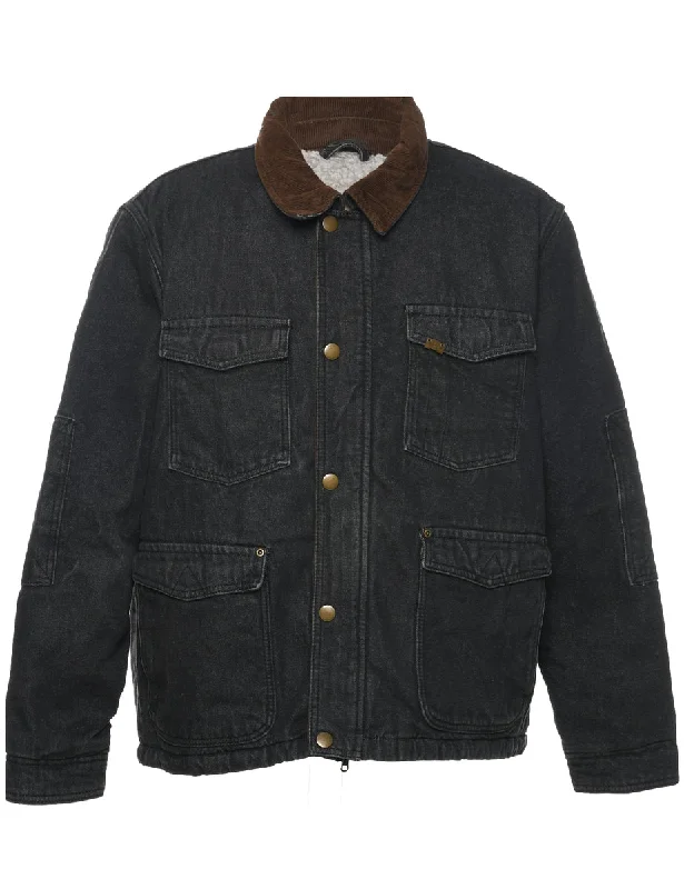 Daily Specials Wrangler Shearling Denim Jacket - XL