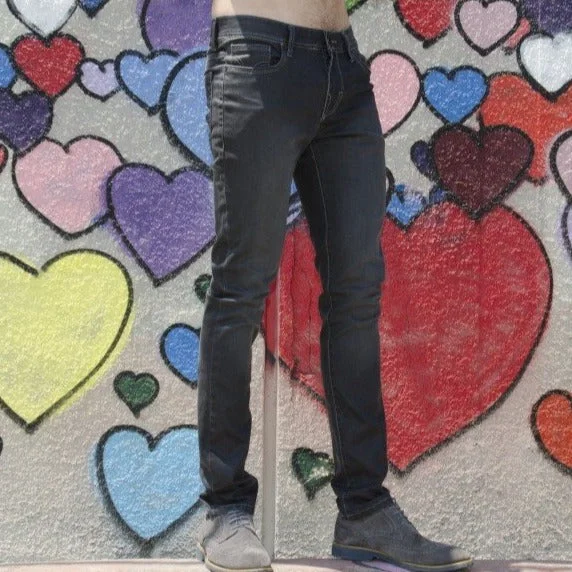 Discount Deals Charcoal Slim Fit Jeans #12054