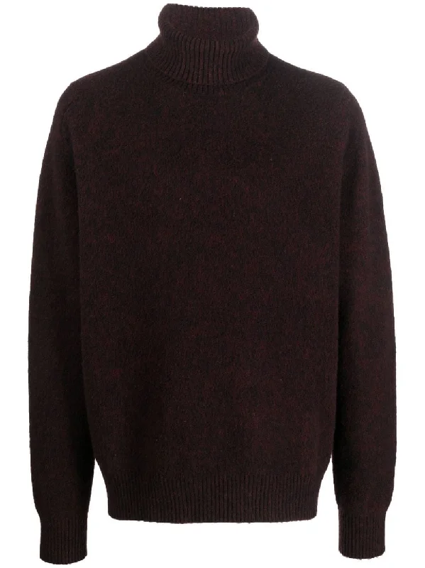 Don't Wait Logo-Knit Roll-Neck Jumper