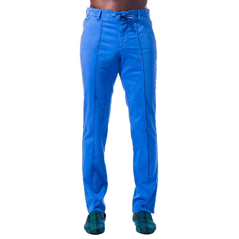 Sale Event Chino Pants w/ Drawstring Waist - Blue
