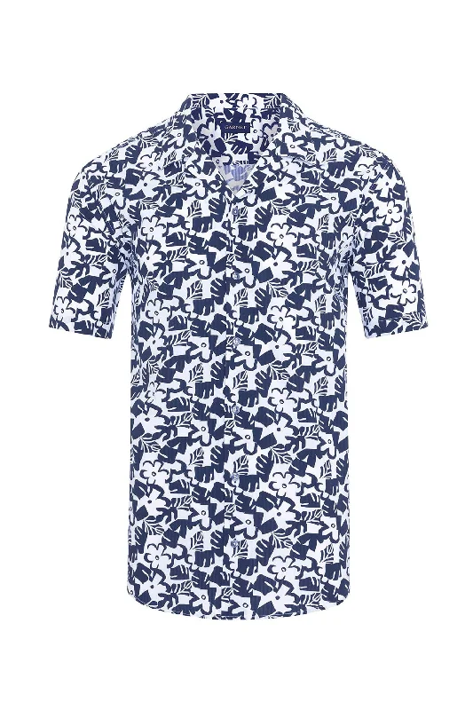 Exclusive Offer Floral Printed Seersucker Shirt