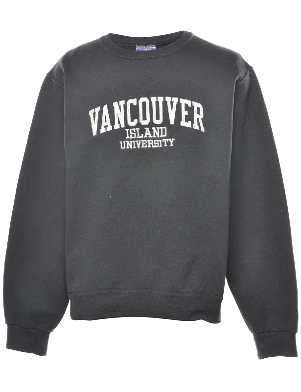 Super Deal Vancouver Embroidered Sweatshirt - S