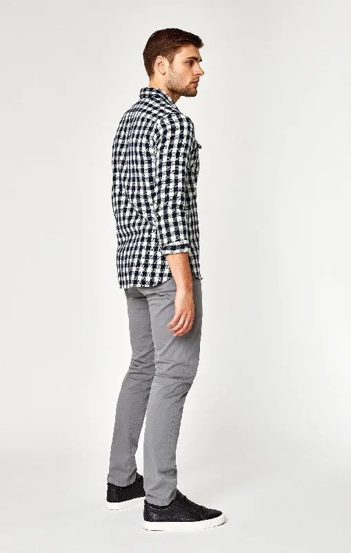 Year-End Clearance JOHNNY SLIM LEG CHINO IN SHARK SKIN TWILL