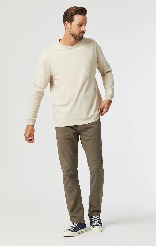 Act Fast MARCUS SLIM STRAIGHT LEG IN CANTEEN LUXE TWILL