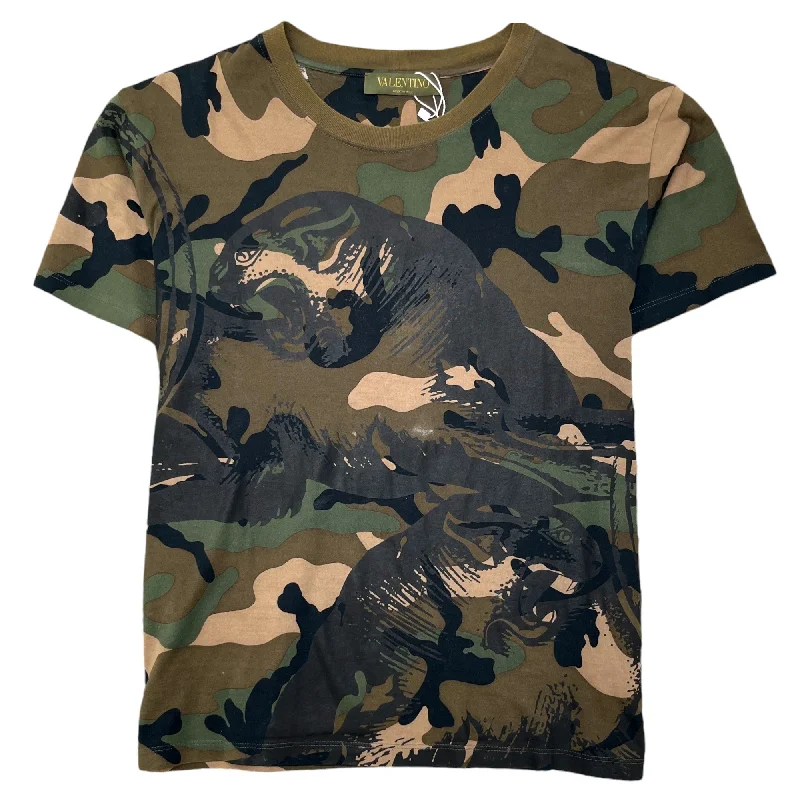 Closeout Men's Camouflage T-Shirt Khaki Size S