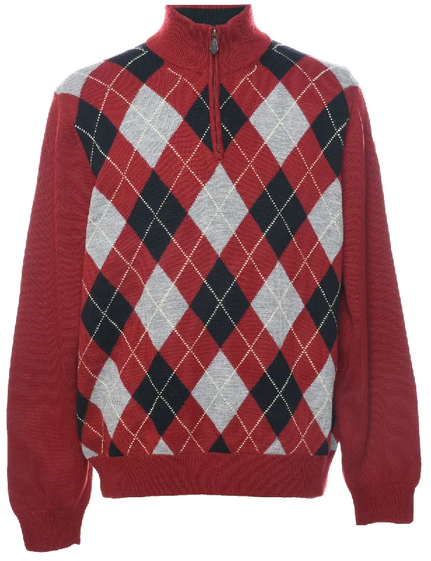 Weekend Extravaganza: Shop Now Wool Brooks Brothers Jumper - L