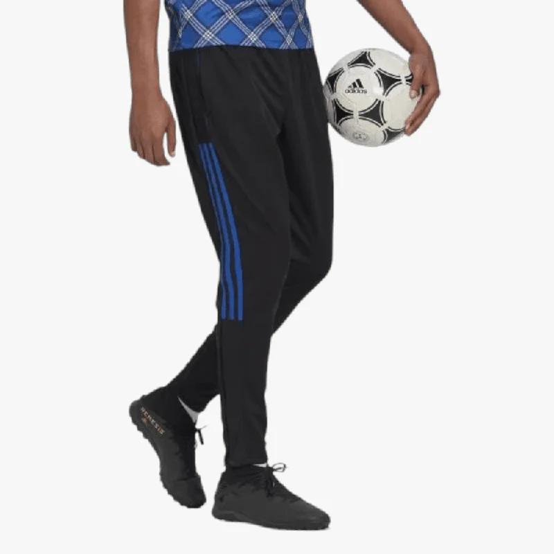 Weekend Discounts to Love adidas Mens Tiro Track Pants Black Royal Stripe